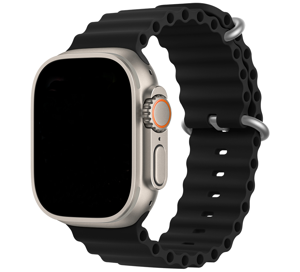 Apple watch bandje discount zwart